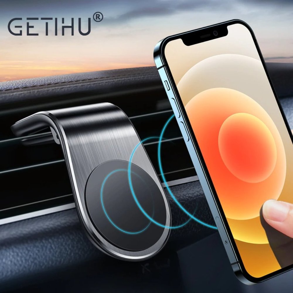 New Magnetic Car Cell Phone Holder - Black